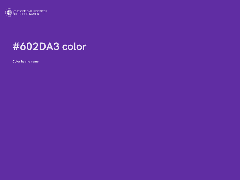 #602DA3 color image