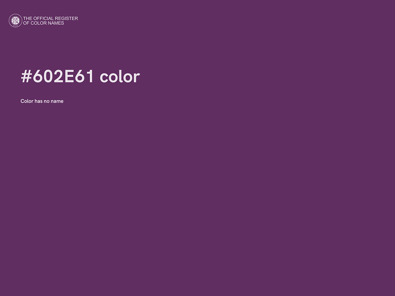 #602E61 color image