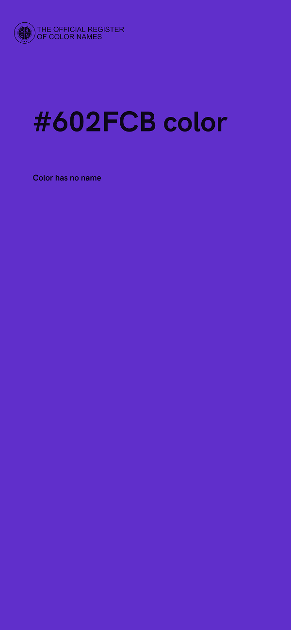#602FCB color image