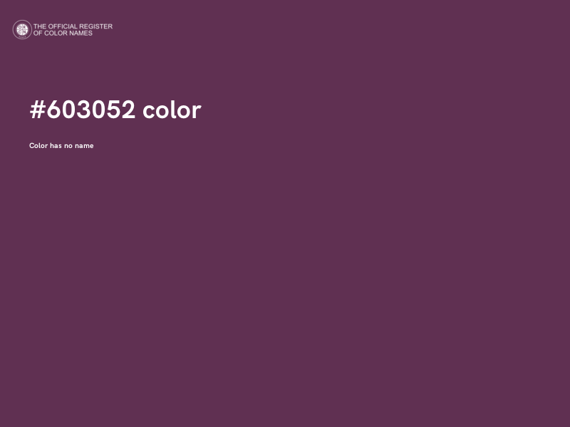 #603052 color image
