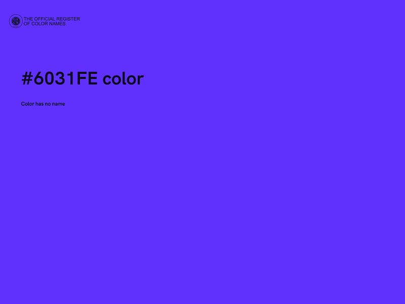 #6031FE color image