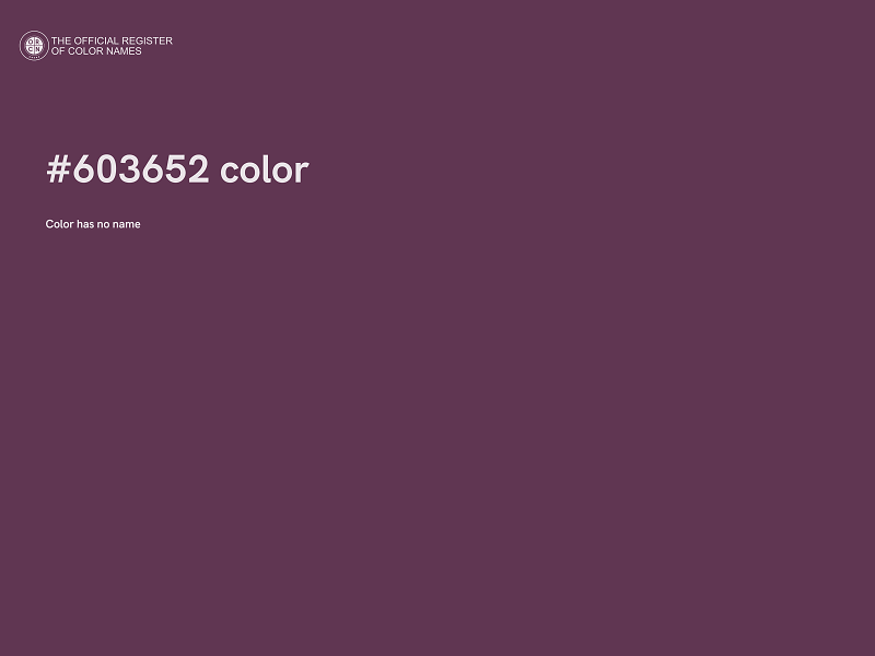 #603652 color image