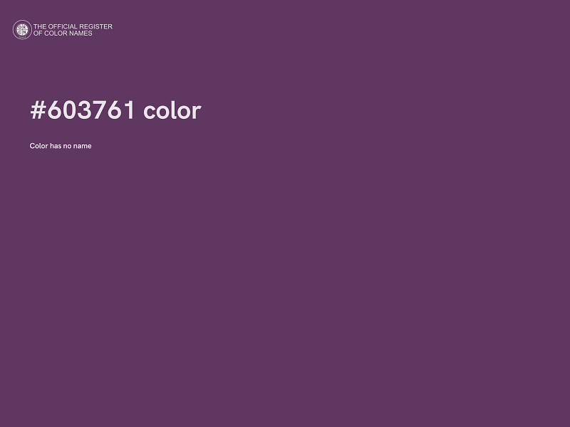 #603761 color image