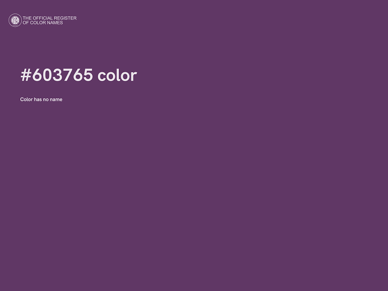 #603765 color image
