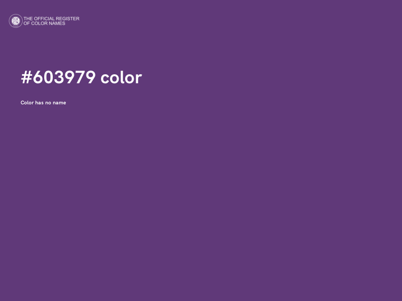 #603979 color image