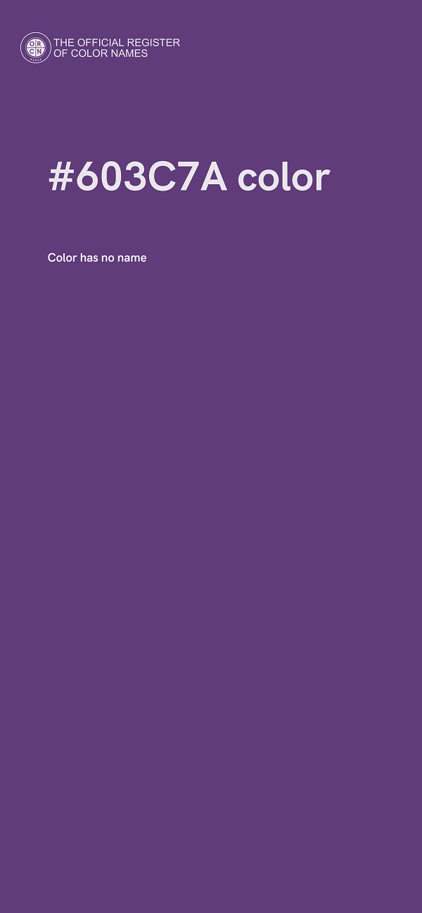 #603C7A color image
