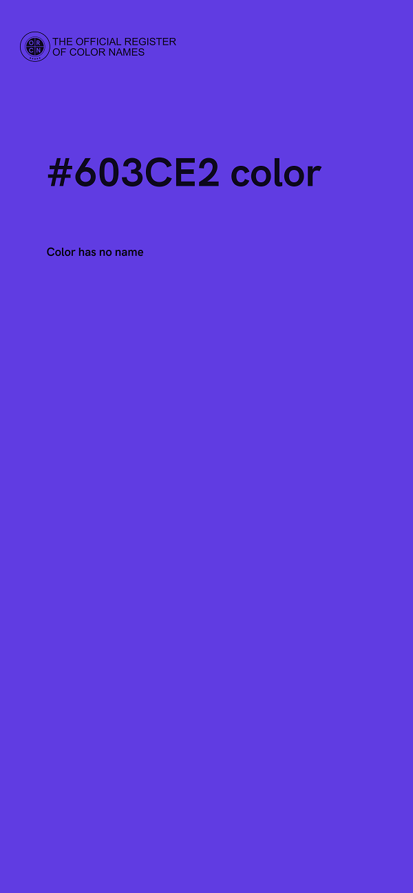 #603CE2 color image
