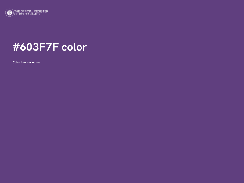 #603F7F color image
