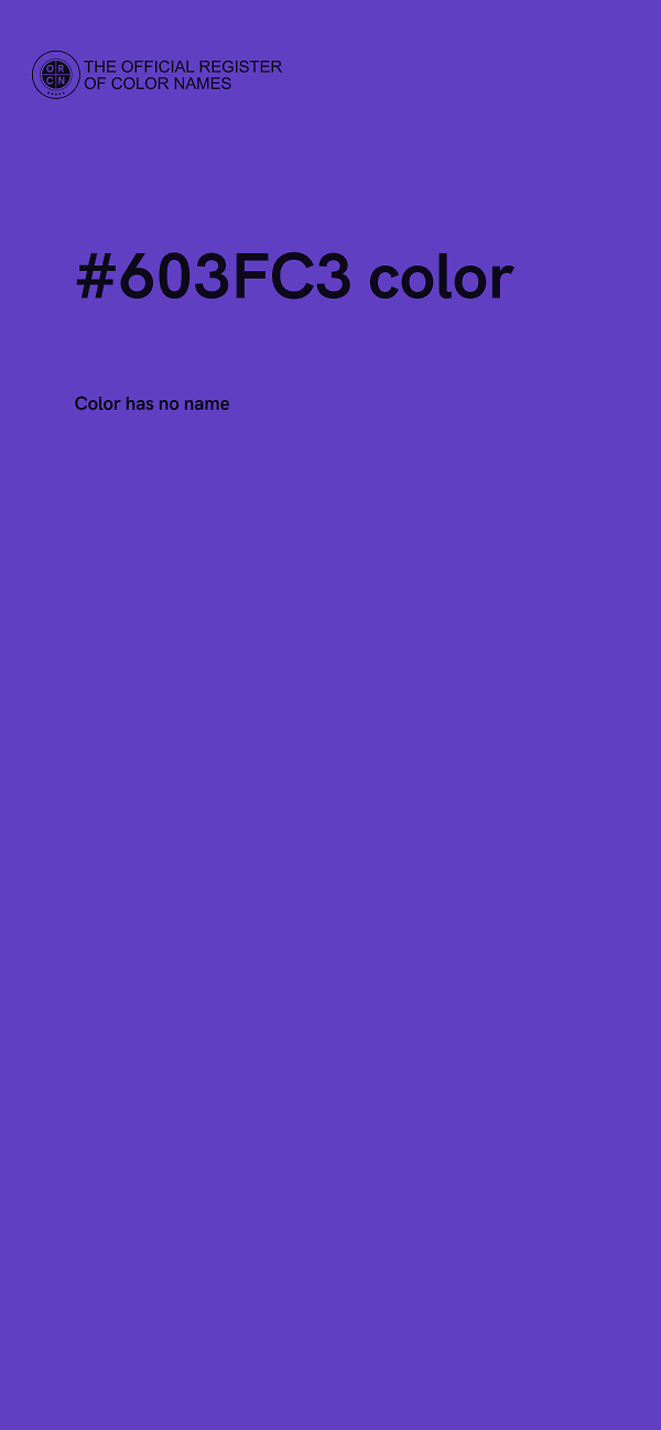 #603FC3 color image