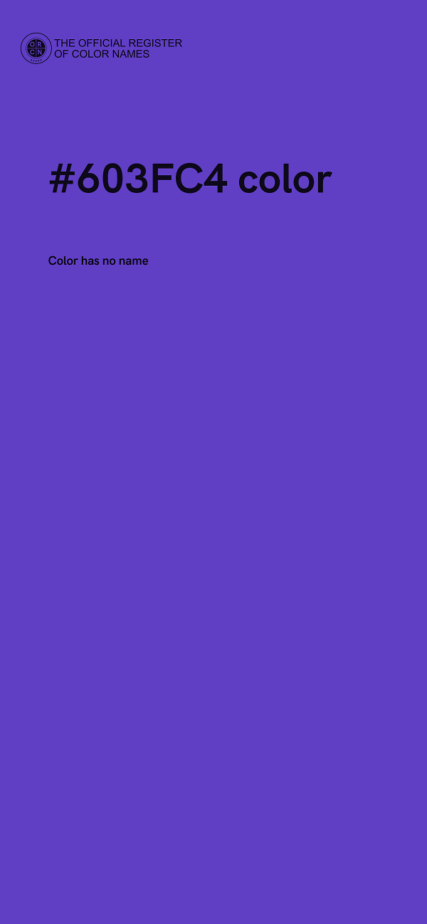 #603FC4 color image