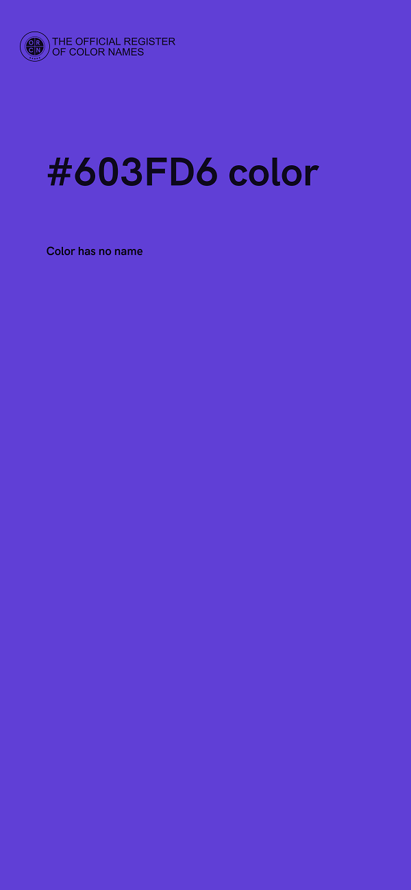 #603FD6 color image
