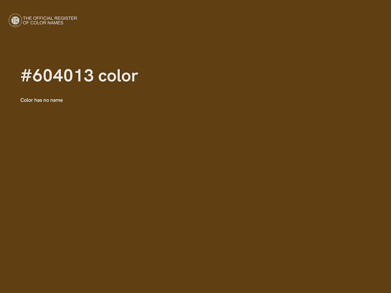 #604013 color image