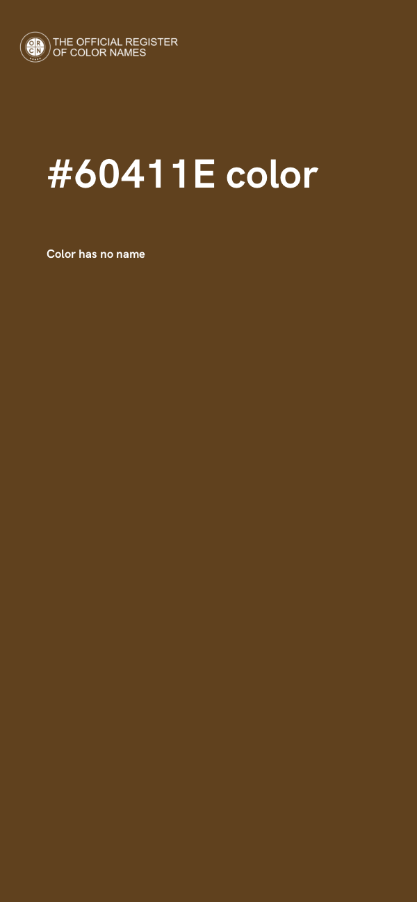 #60411E color image