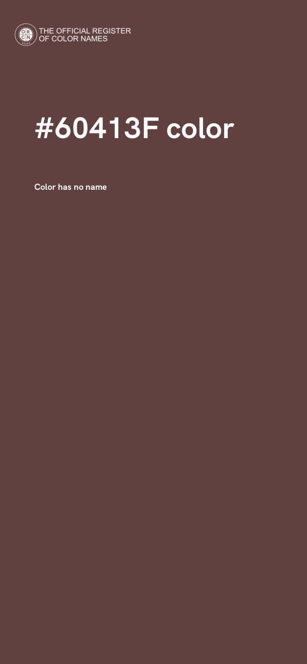 #60413F color image
