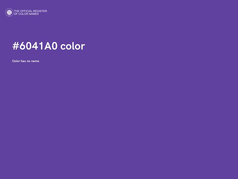 #6041A0 color image