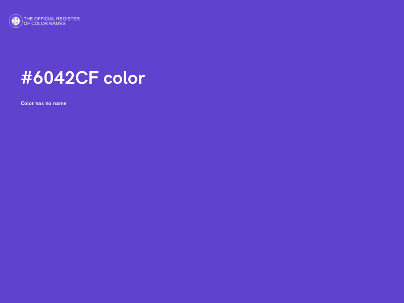 #6042CF color image