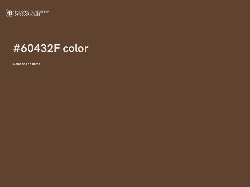 #60432F color image