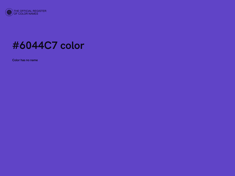 #6044C7 color image
