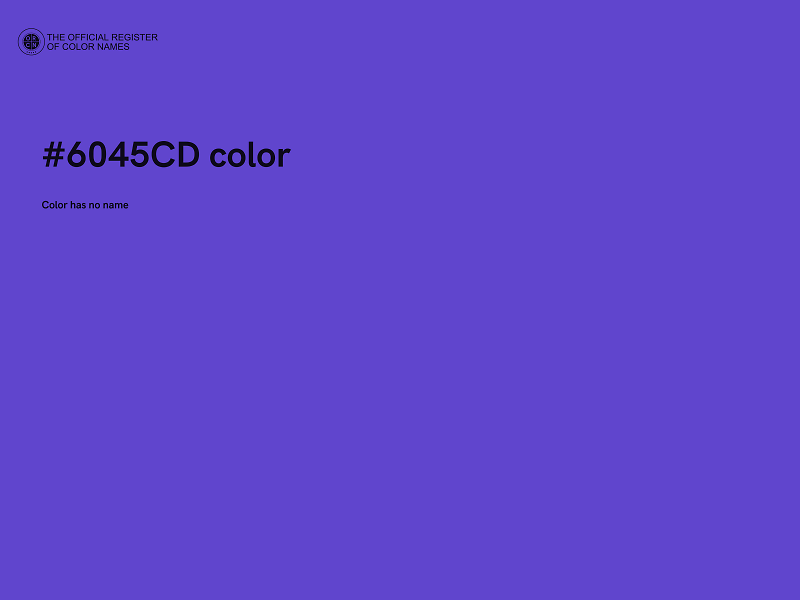 #6045CD color image