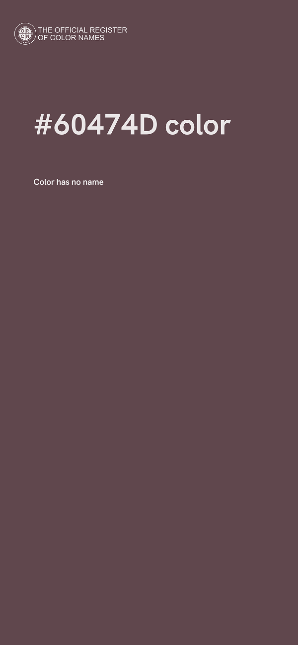#60474D color image