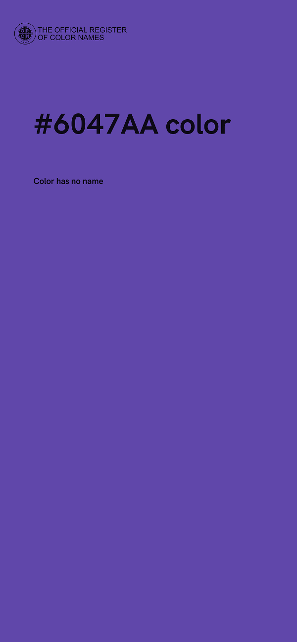#6047AA color image