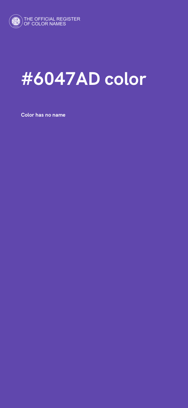 #6047AD color image