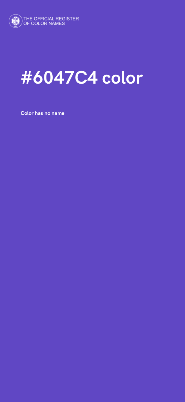 #6047C4 color image