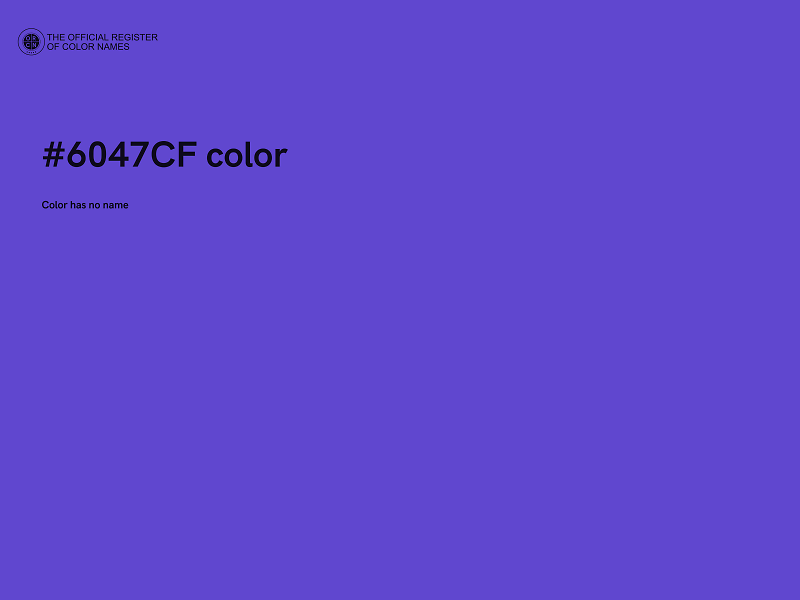 #6047CF color image