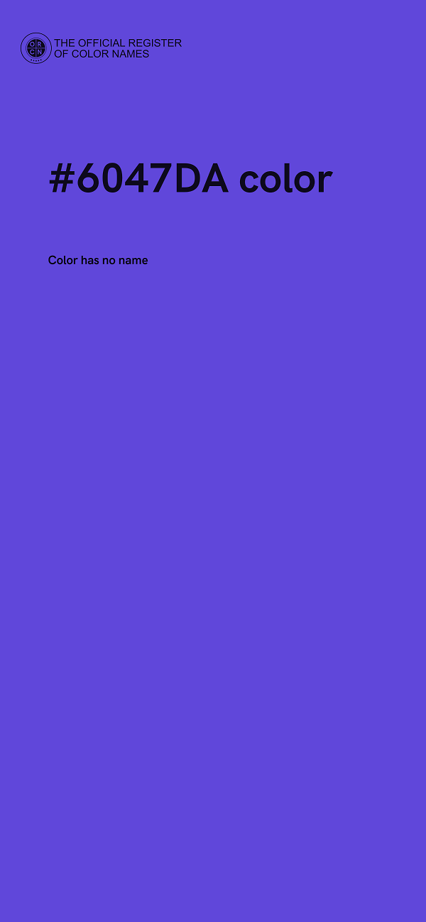 #6047DA color image