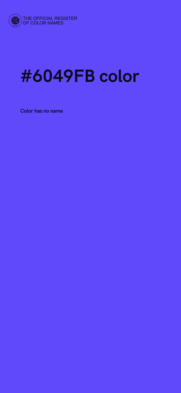 #6049FB color image