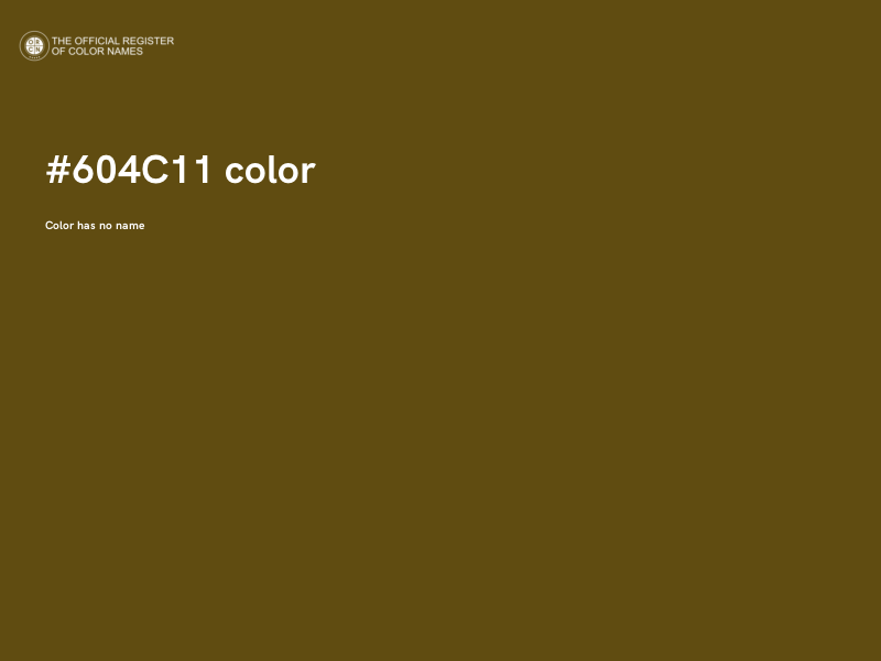 #604C11 color image
