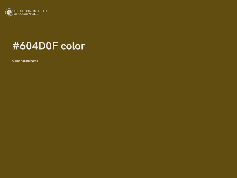 #604D0F color image