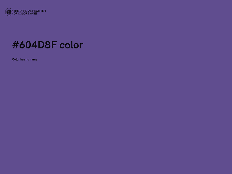 #604D8F color image