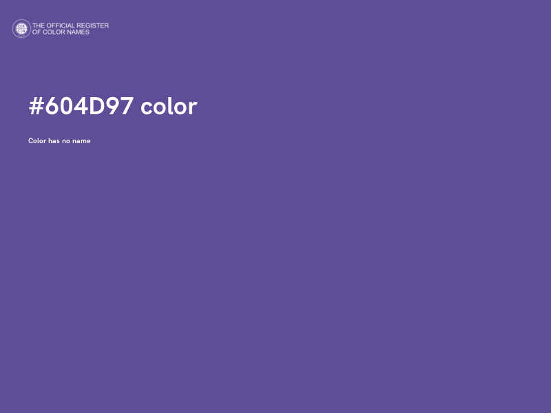 #604D97 color image
