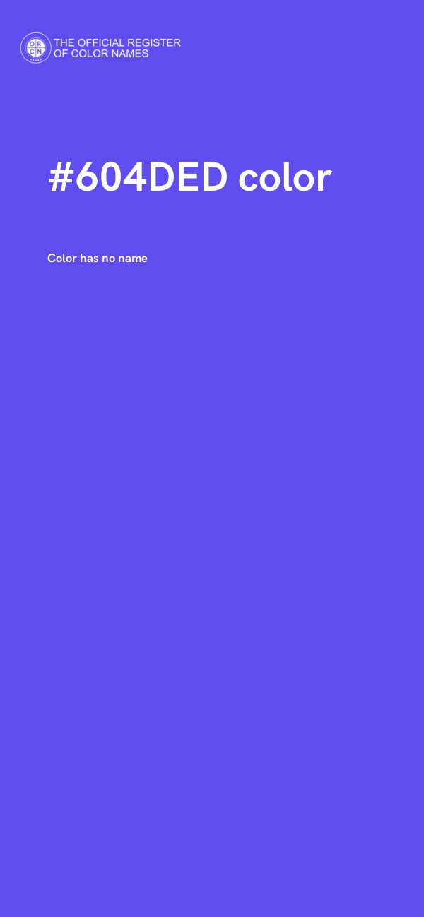 #604DED color image