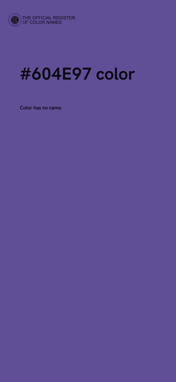 #604E97 color image