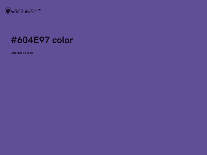 #604E97 color image