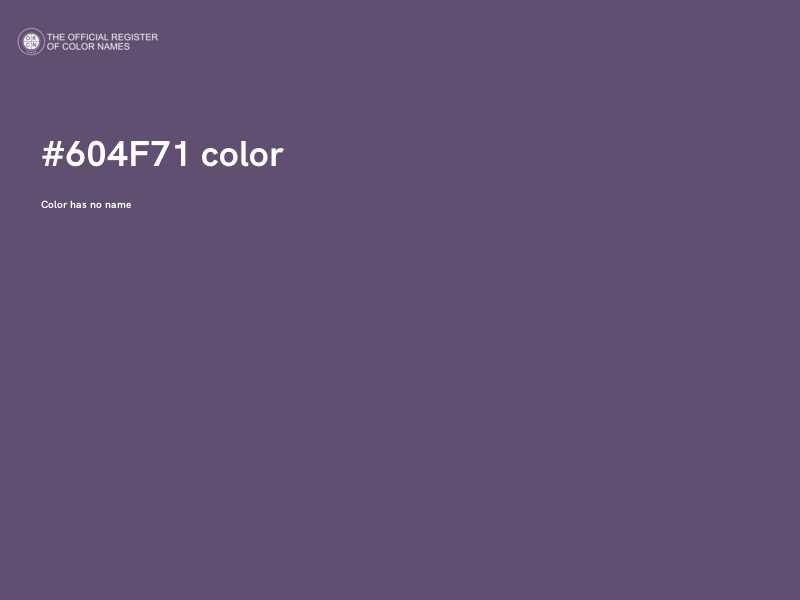 #604F71 color image