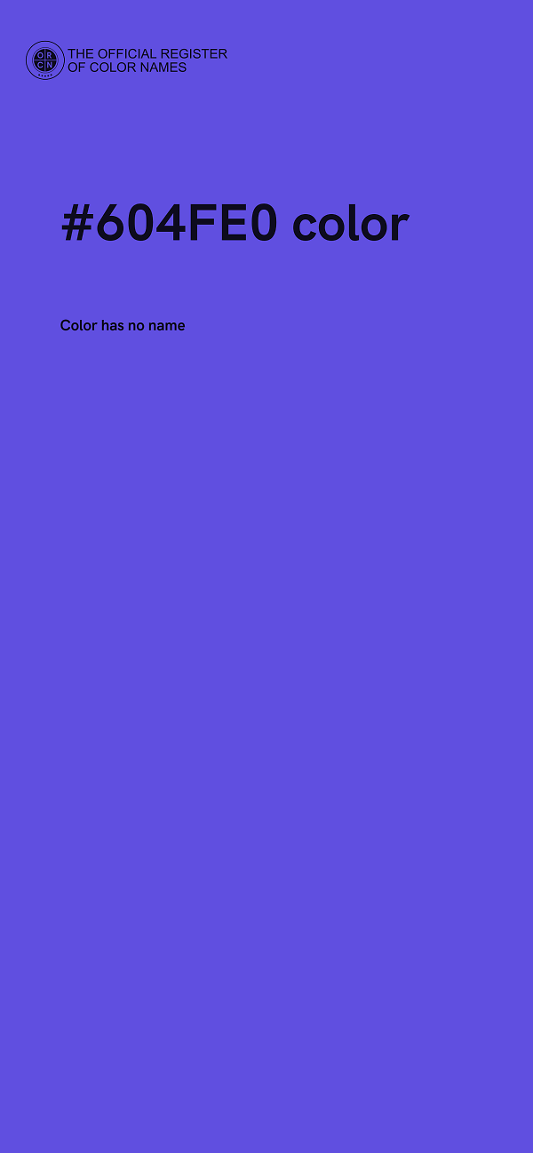 #604FE0 color image