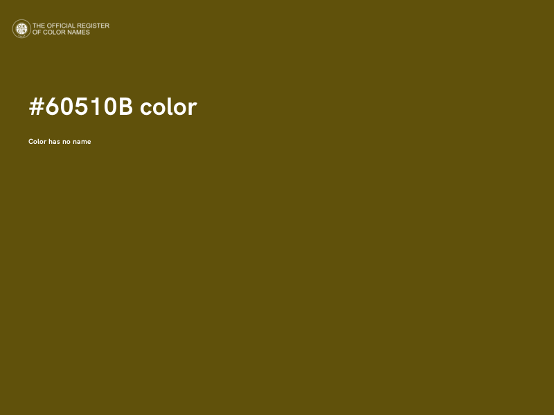 #60510B color image