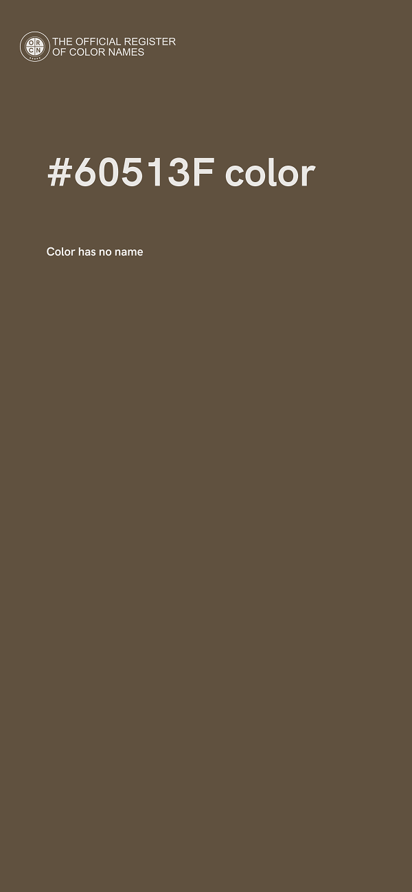 #60513F color image