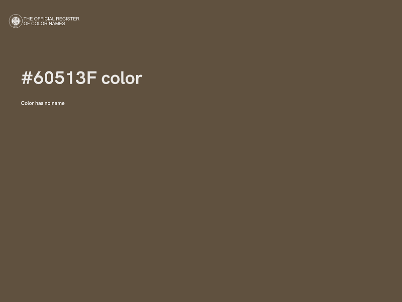 #60513F color image