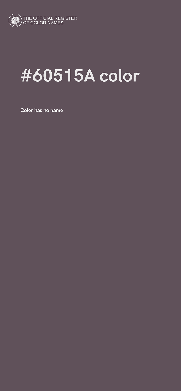 #60515A color image