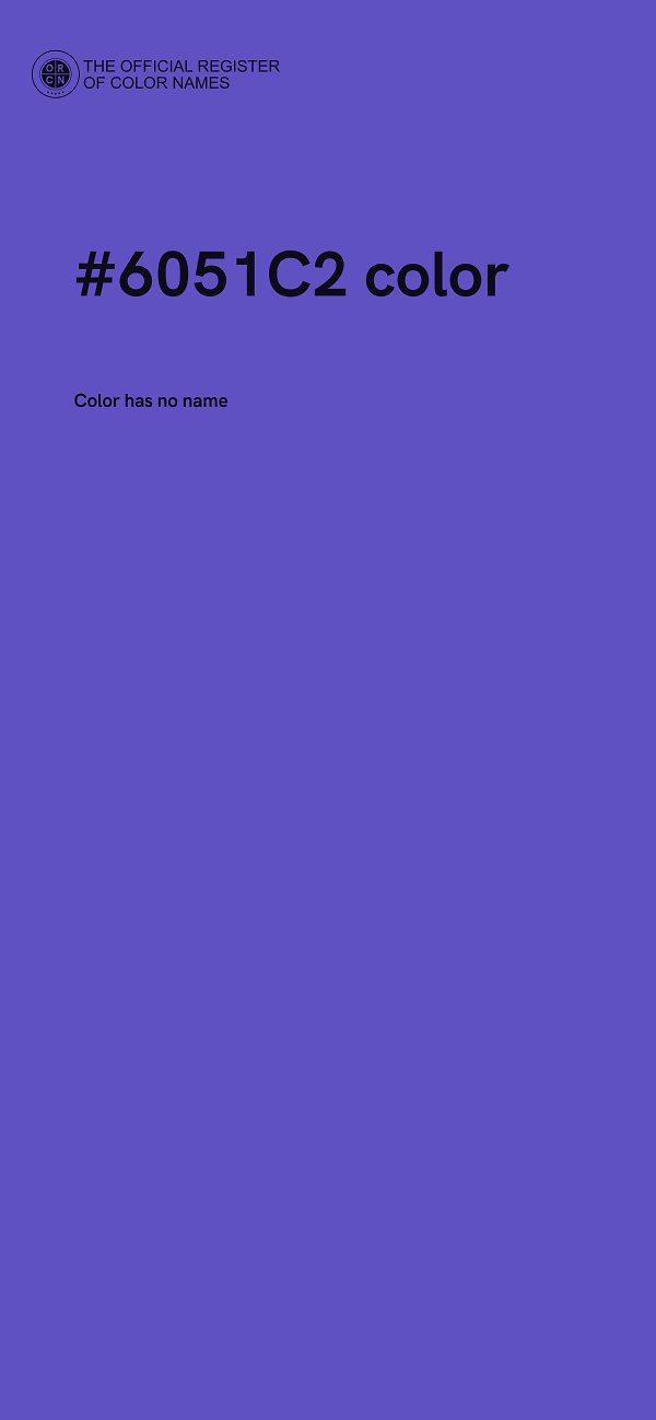 #6051C2 color image