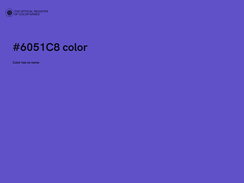 #6051C8 color image