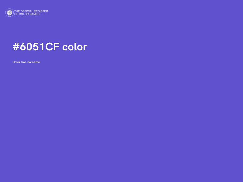 #6051CF color image