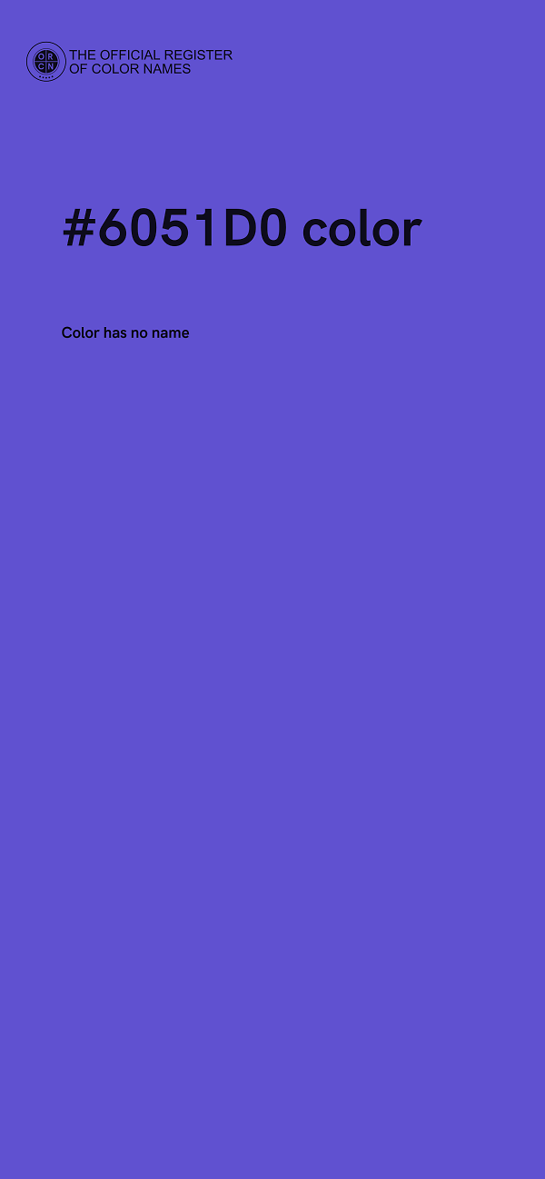 #6051D0 color image