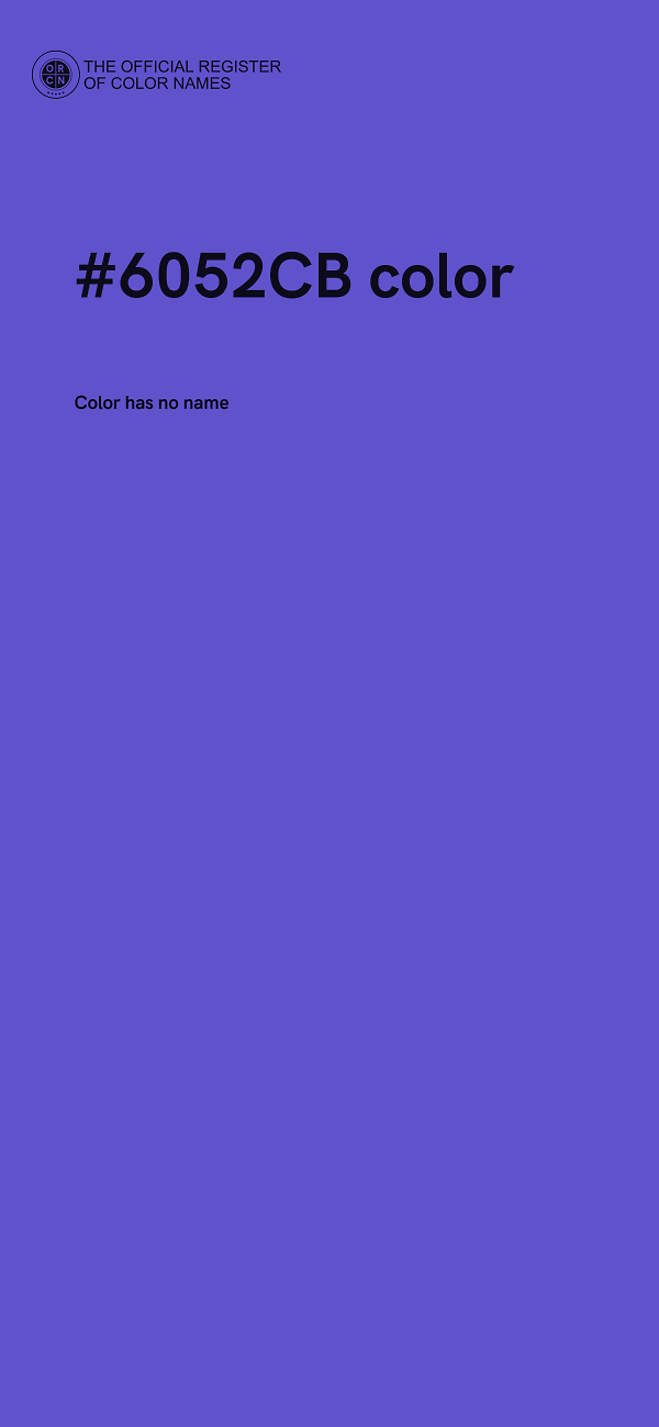 #6052CB color image
