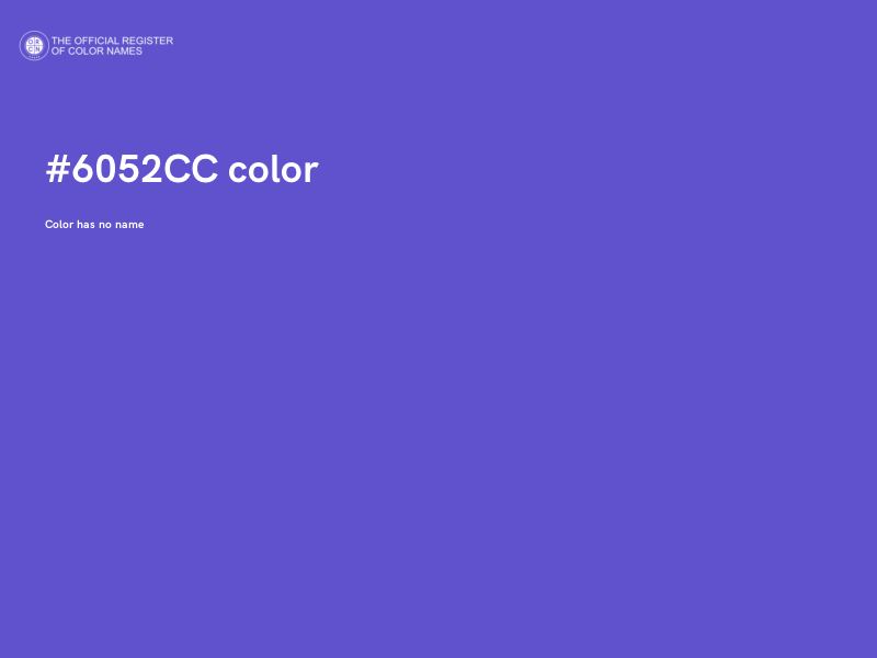 #6052CC color image