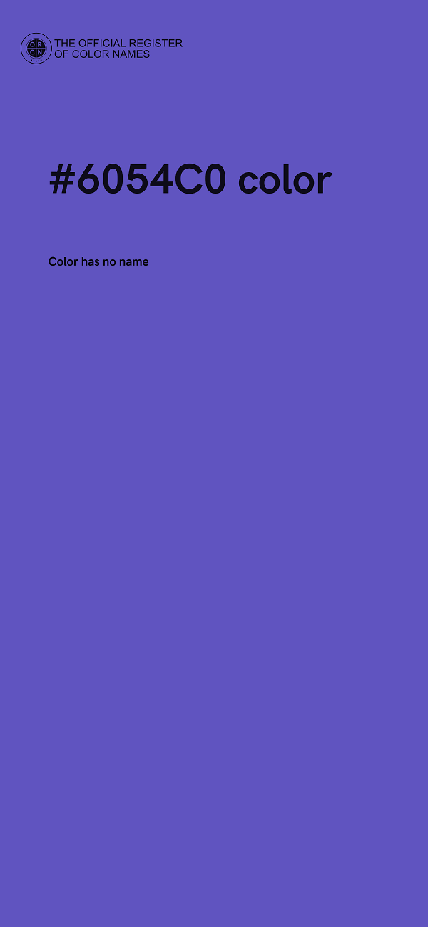 #6054C0 color image